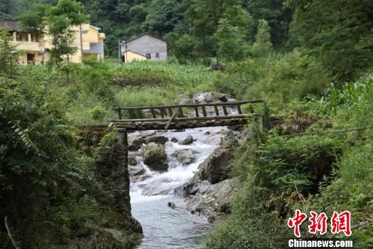 小桥流水景致。　钟欣　摄