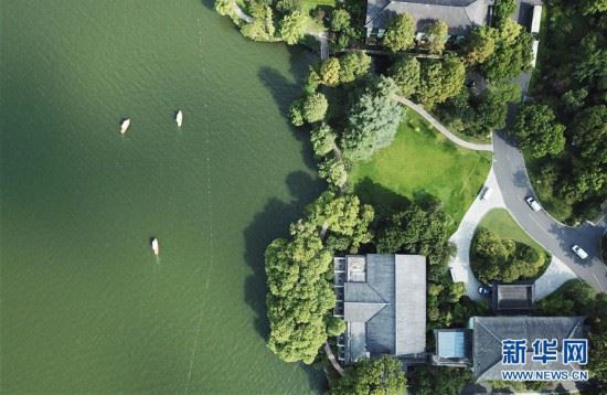 （美丽中国）（1）鸟瞰西湖美景